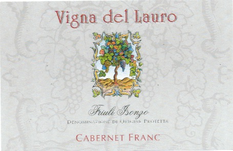2 Vigna del Lauro Cabernet Franc front label
